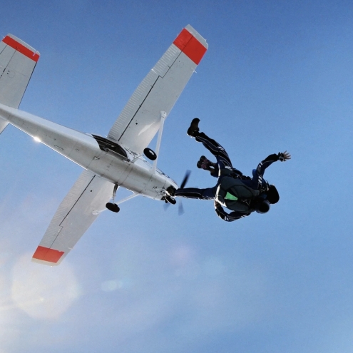 Saut en parachute