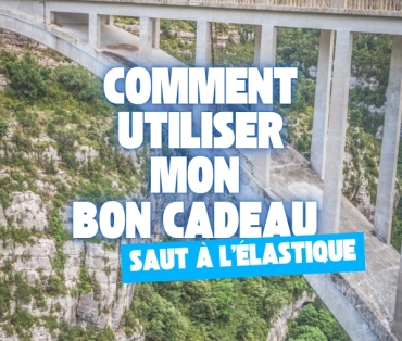 Comment utiliser mon bon cadeau saut à l'élastique
